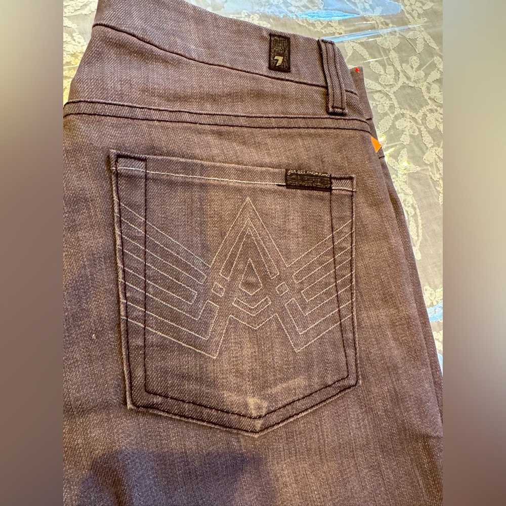 ❤️ NWT 7 For All Mankind Light Violet Color Women’s Jeans. Size: 28